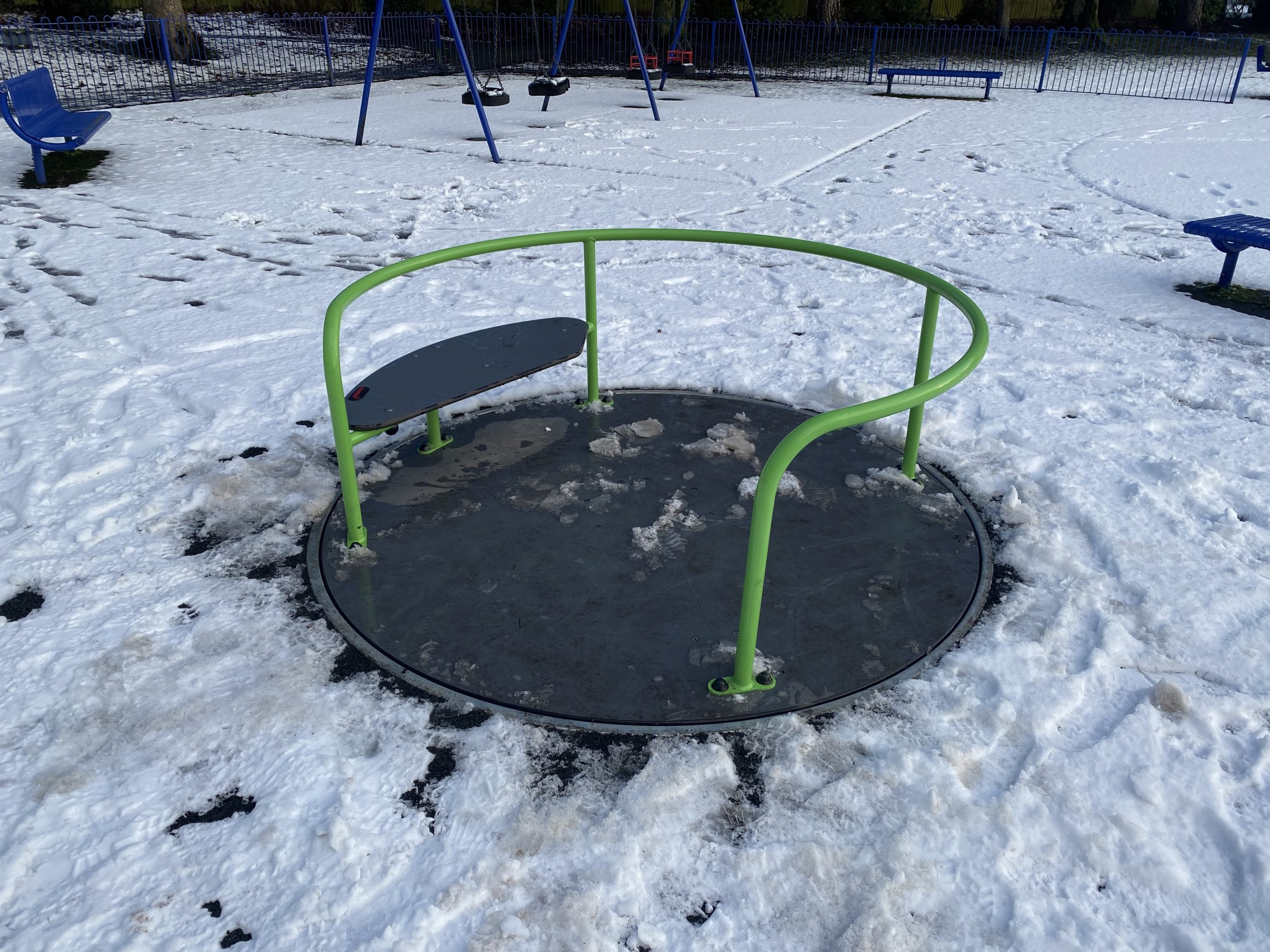 Inclusive Roundabout installed in Milton Park